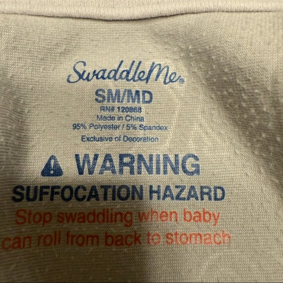 Swaddleme very soft gray sleep swaddle - Picture 5 of 5